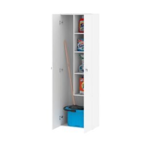 DIELFE ESCOBERO 2 PUERTAS GRANDES CON 4 ESTANTES E062