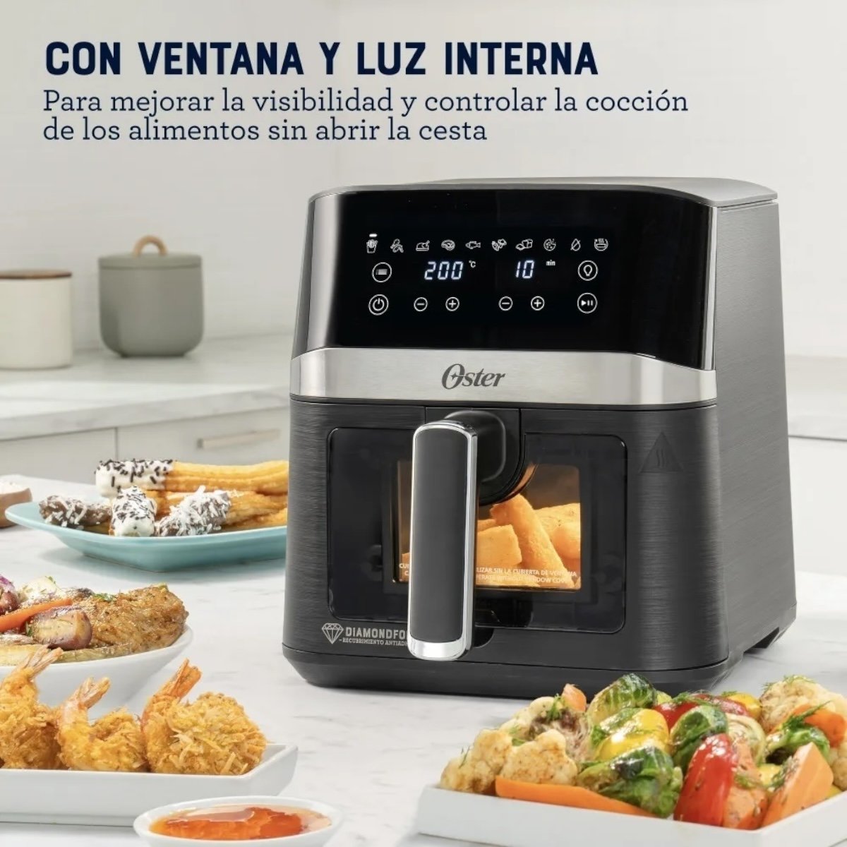OSTER FREIDORA DE AIRE DIGITAL 4L DE CAPACIDAD - Imagen 9